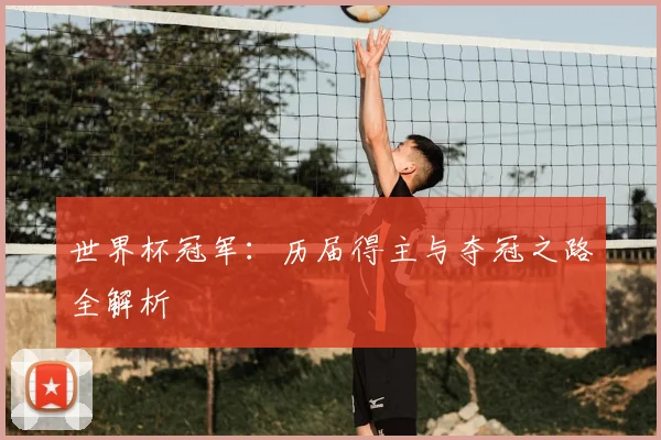 世界杯冠军：历届得主与夺冠之路全解析